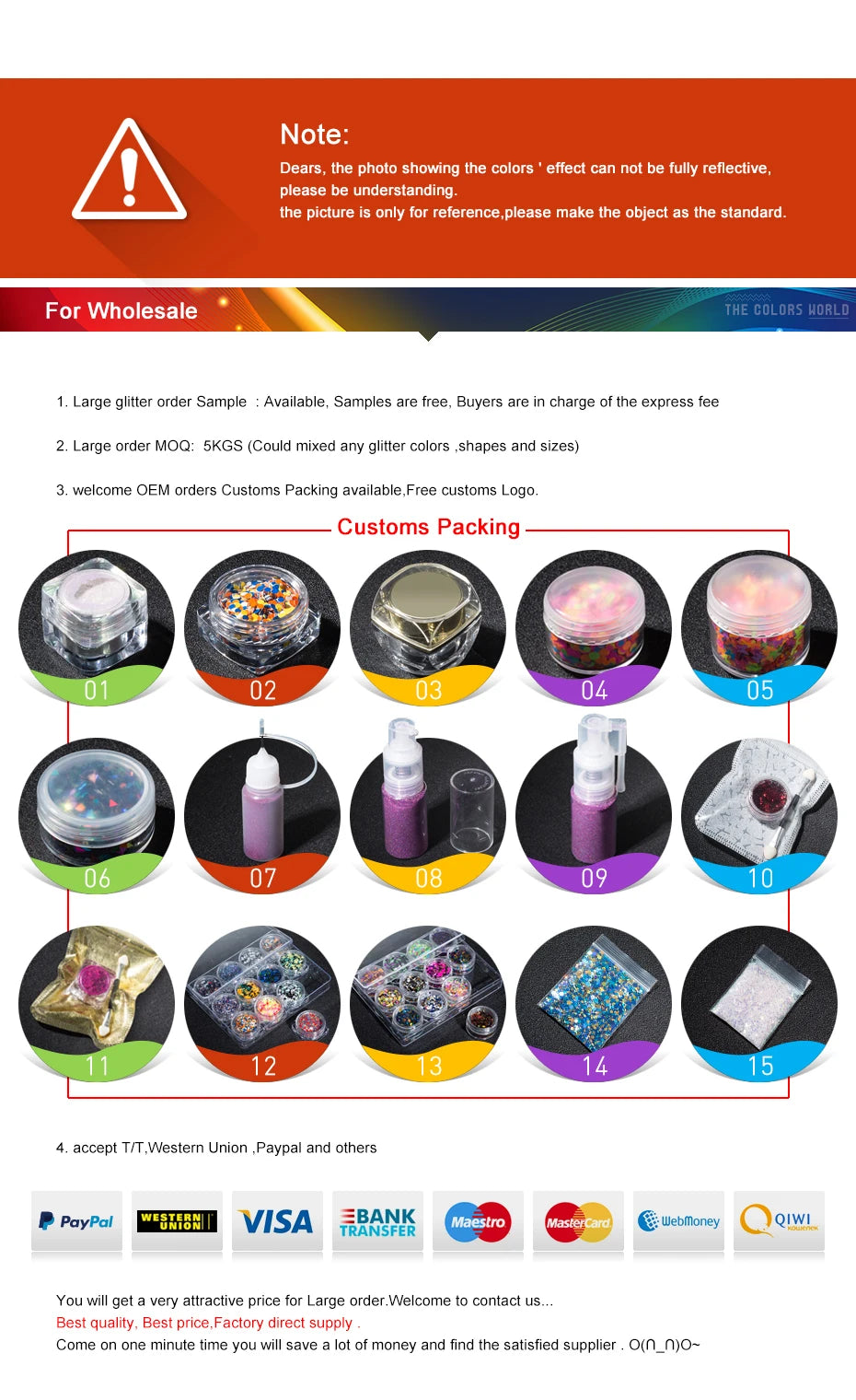 TCYG100 Glow in dark pigment White  Color long last glowing