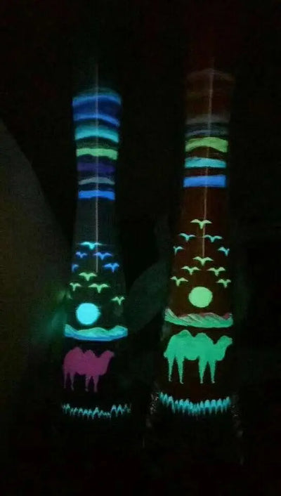 TCYG100 Glow in dark pigment White  Color long last glowing