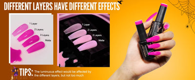 YOKEFELLOW Glow in the Dark Gel Nail Polish 10ML