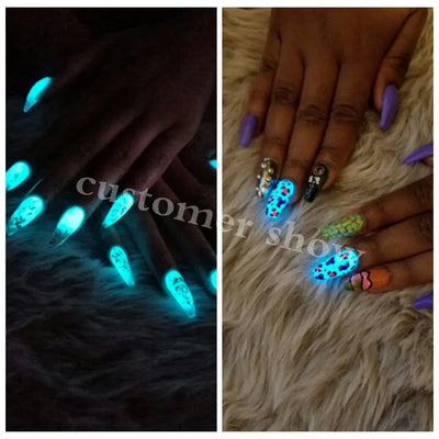 Glow in Dark Pigment Phosphor Nail Glitter Powder Luminous Pigment,Photoluminescent