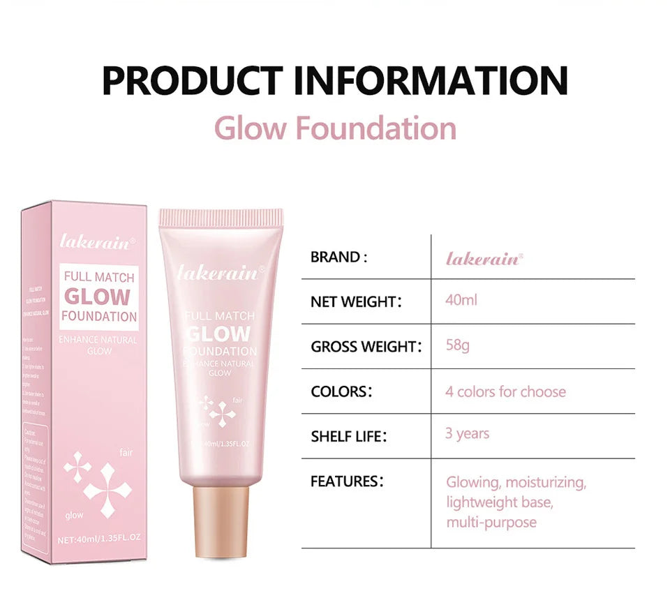 Glow Foundation Illuminator Glotion Natural Glow Enhancer Glowing Moisturizing