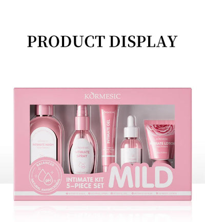 5pcs/set KORMESIC Women's Intimate Care Bundle Daily Skin Routine Set Beautifying