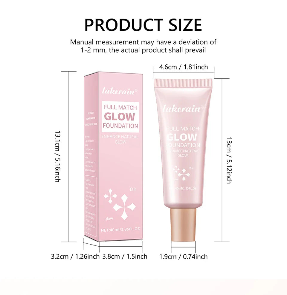 Natural Glow Enhancer Foundation Glowing Moisturizing Lightweight base