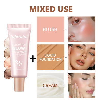 Natural Glow Enhancer Foundation Glowing Moisturizing Lightweight base
