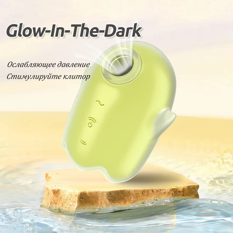 Glowing Ghost glow-in-the-dark sucking