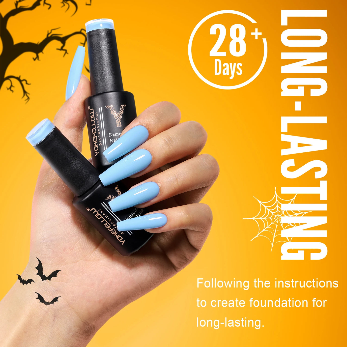 YOKEFELLOW Glow in the Dark Gel Nail Polish 10ML