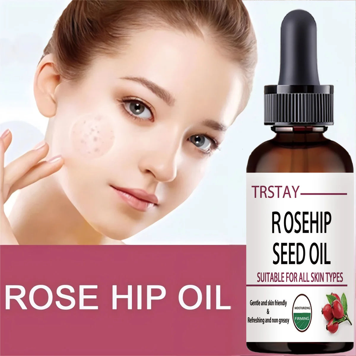 5ML/15ML/30ML/50ML/Pure Essential Oils Rosehip Oil Moisturizing Brighten Skin