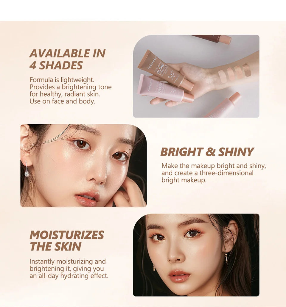 Natural Glow Enhancer Foundation Glowing Moisturizing Lightweight base