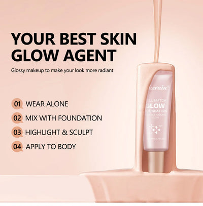 Natural Glow Enhancer Foundation Glowing Moisturizing Lightweight base