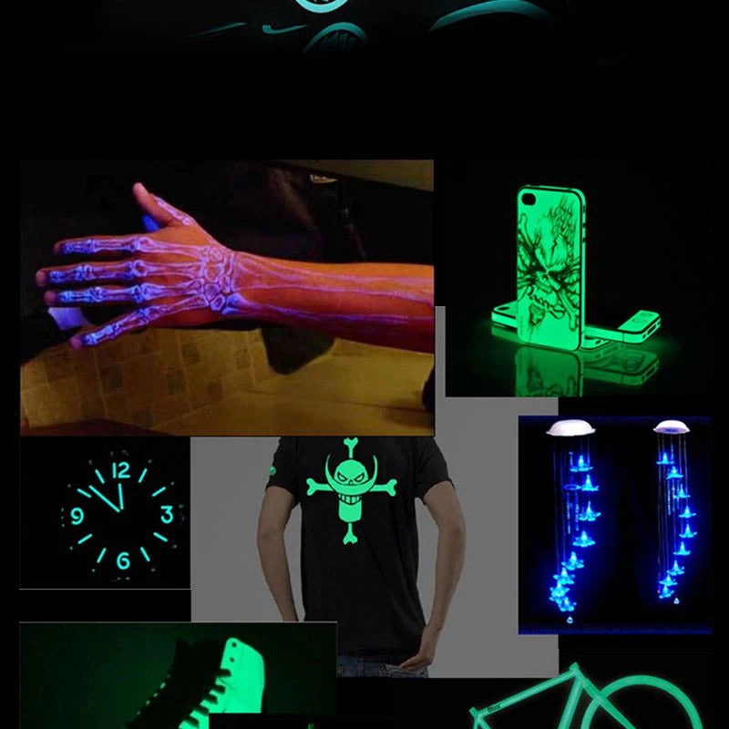 Glow in Dark Pigment Phosphor Nail Glitter Powder Luminous Pigment,Photoluminescent