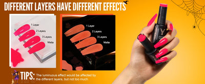 YOKEFELLOW Glow in the Dark Gel Nail Polish 10ML