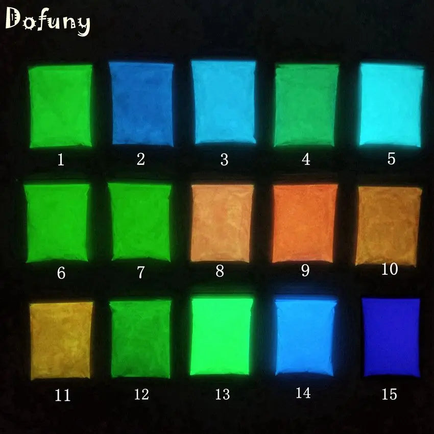 Glow in Dark Pigment Phosphor Nail Glitter Powder Luminous Pigment,Photoluminescent