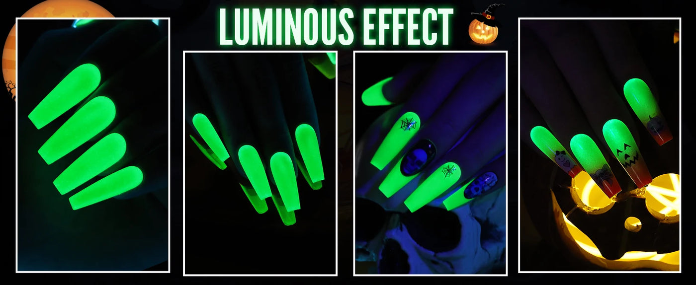 YOKEFELLOW Glow in the Dark Gel Nail Polish 10ML