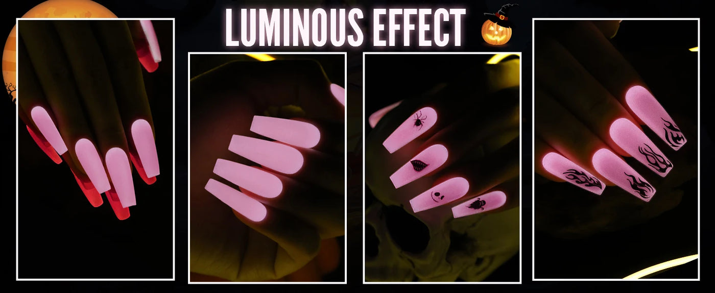 YOKEFELLOW Glow in the Dark Gel Nail Polish 10ML